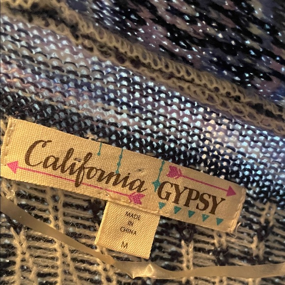 Geometric Patterned Open Front Cardigan - Picture 2 of 4